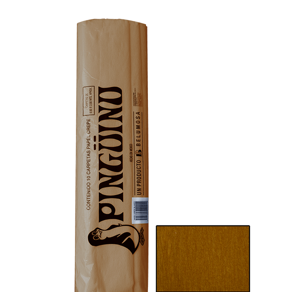 PAPEL CREPE PINGUINO OCRE E.10 C.250 26